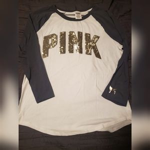 VS PINK 3/4 TEE